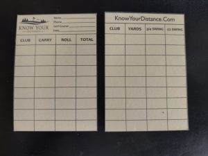 4 x Additional Distance Cards Suitable for Pen, Pencil, Markers, or Stickers